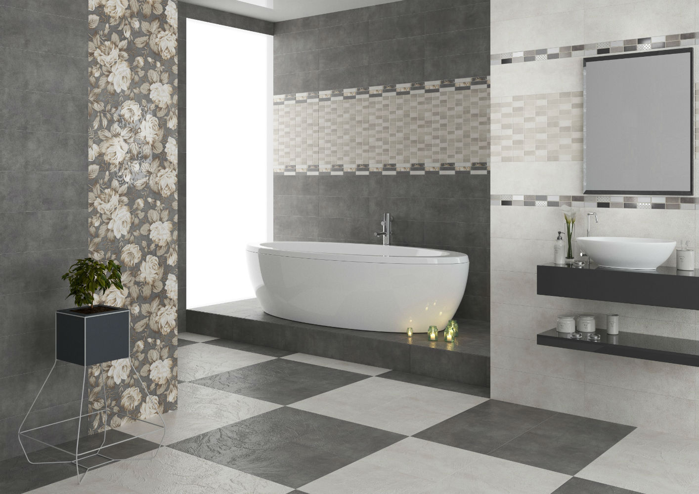 FIORI GRIGIO 20х60