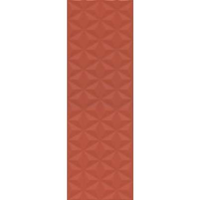 КЕRАМА-МАRАZZI 12120R плитка настенная Диагональ красный структура обрезной 25x75 (0,938м2/50,652м2/54уп)