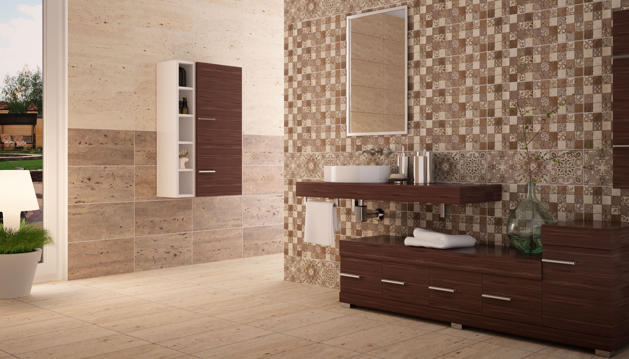 Травертино 30х60