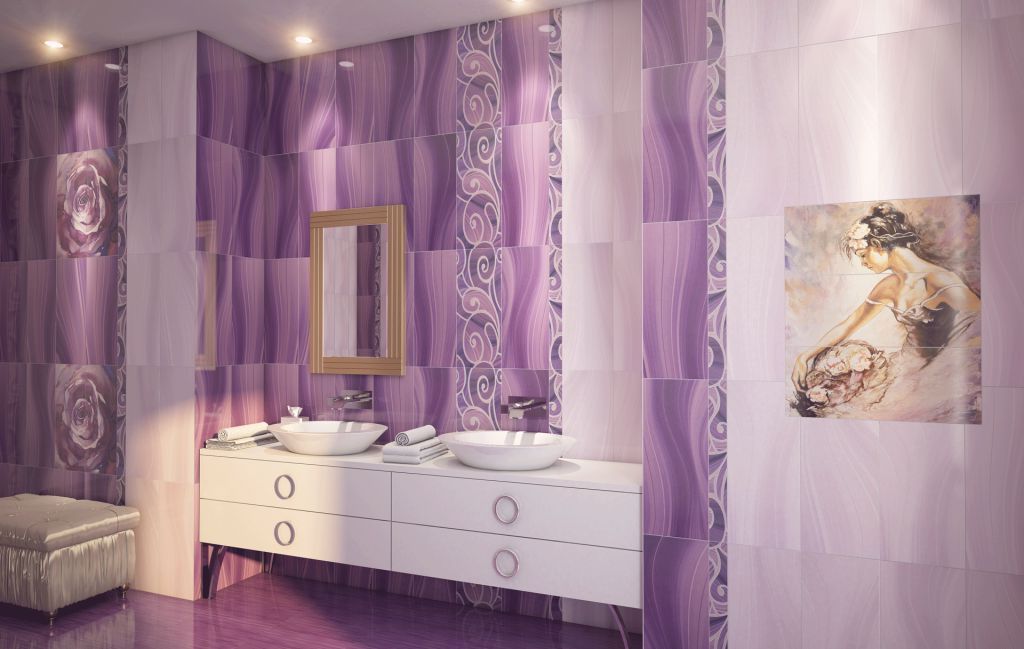Arabeski purple 25х60
