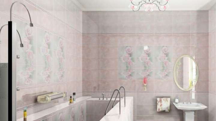 Розовый свет 25х40