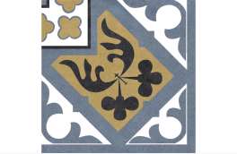 Вставка угловая Angulo Orleans Blue 25x25_copy