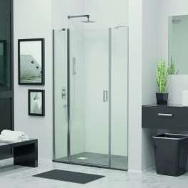 Душевая дверь RGW LE-009 (LE-004 + Z-09) (Прозрачное, 1400)