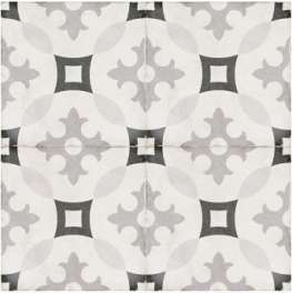 Equipe Art Noveau Керамогранит Karlsplatz Grey 20x20 натуральный