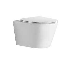 Унитаз подвесной Alcora Chic Tornado безободковый, легкосъемное сиденье дюропласт, микролифт, белый