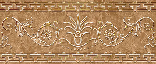 Керамическая плитка Бордюр 31.5*13 IMPERIAL CLASSICO MOCA 1