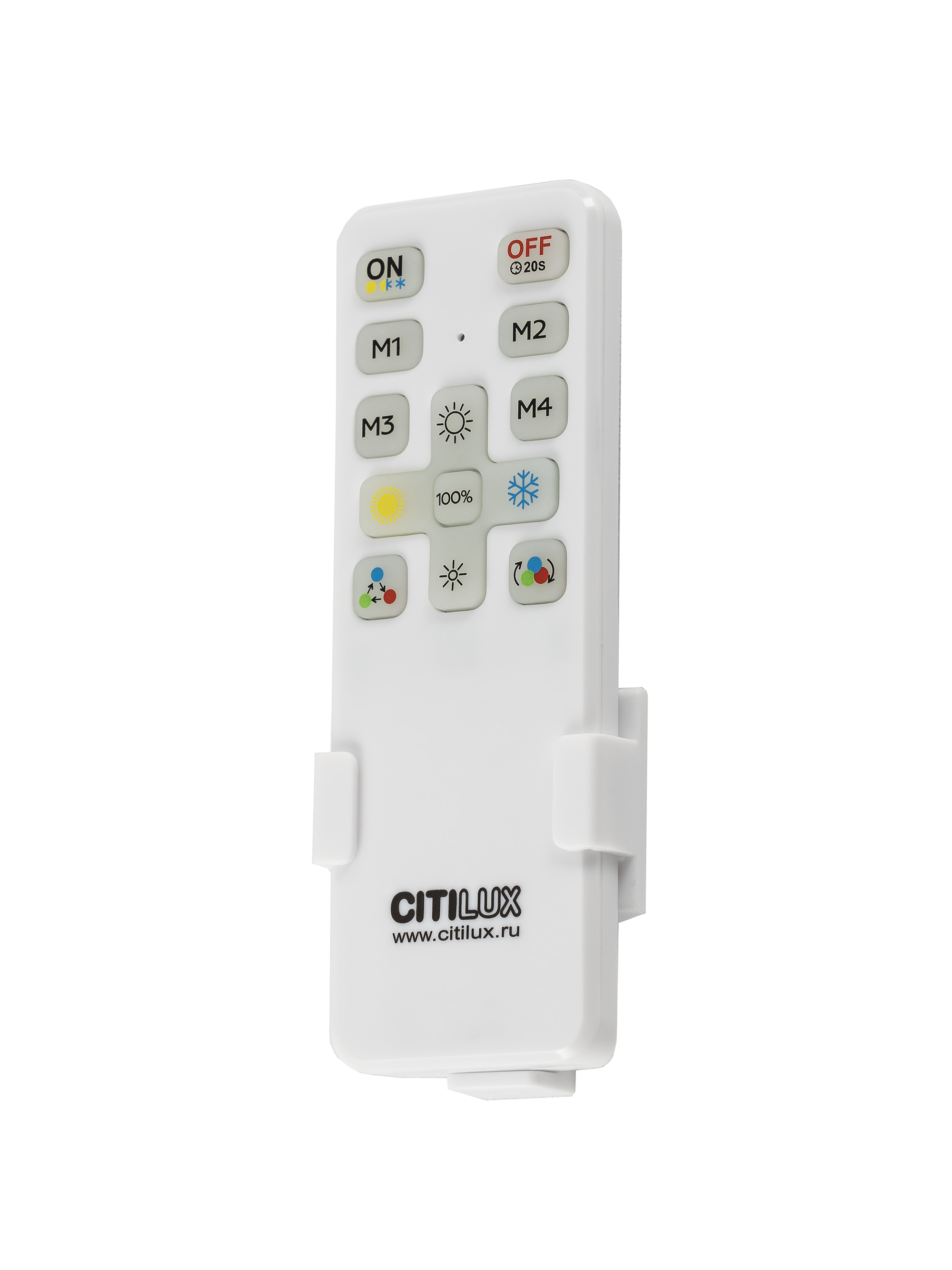 Citilux ENZO CL753450G LED RGB Светильник с пультом Белый + Золото арт. 89237