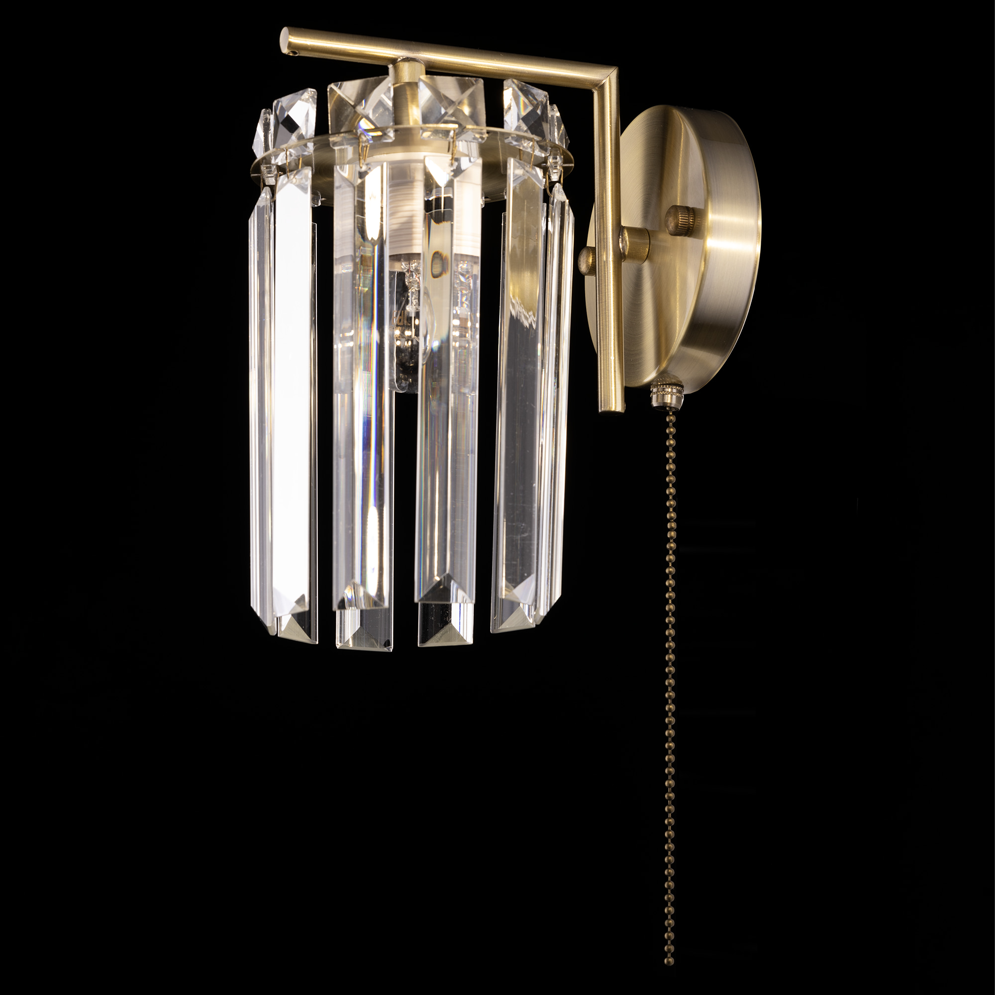 Citilux AXIS CL313413 Бра хрустальное с выключателем Бронза арт. 89231