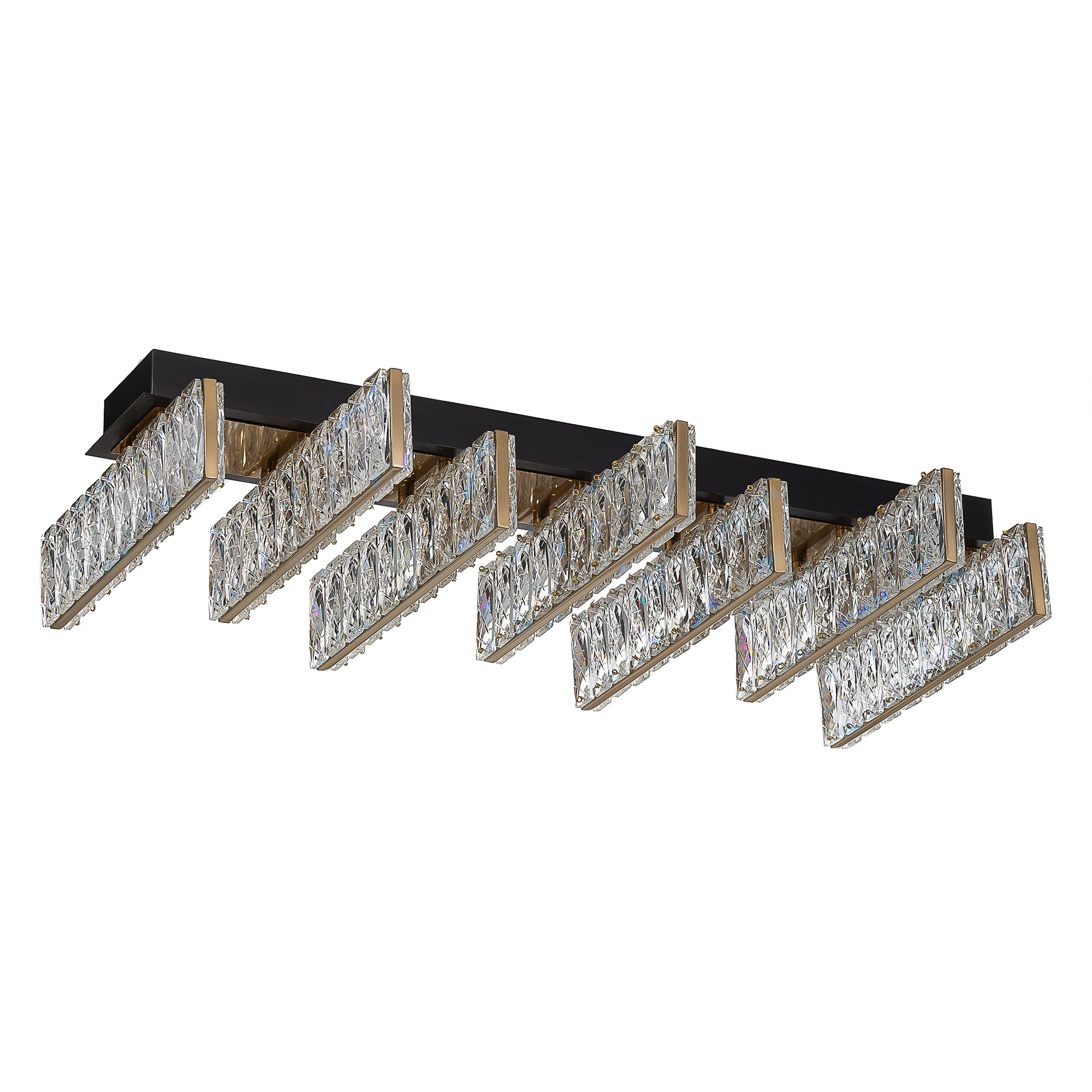 Citilux PALANT CL325272 LED Люстра хрустальная Чёрный+Бронза арт. 89628