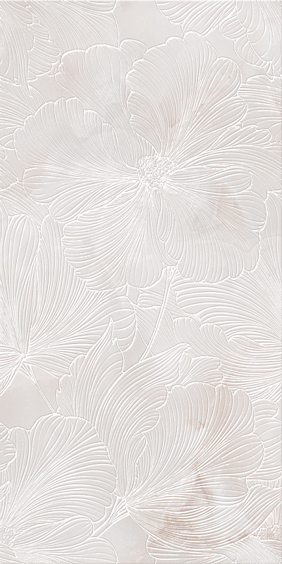 Керамическая плитка Оникс белый цветы / Плитка 31.5*63  Onix blanco fiori 33 9шт/кор