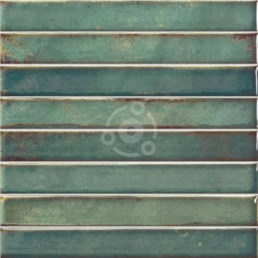Плитка Brick Raku Emerald 35х35 см арт. 128506