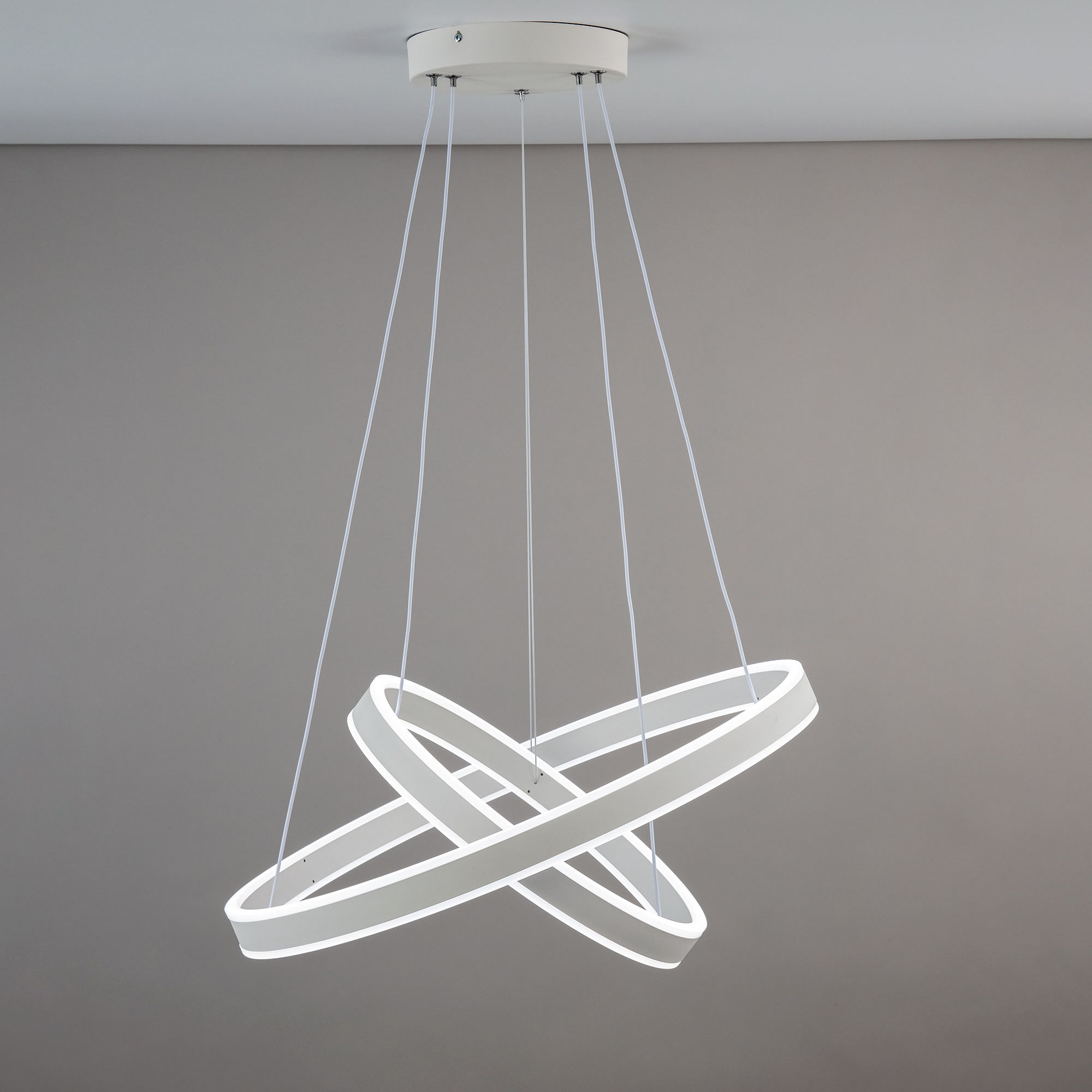 Citilux Дуэт CL719640 LED Люстра подвесная с пультом Белая арт. 88806