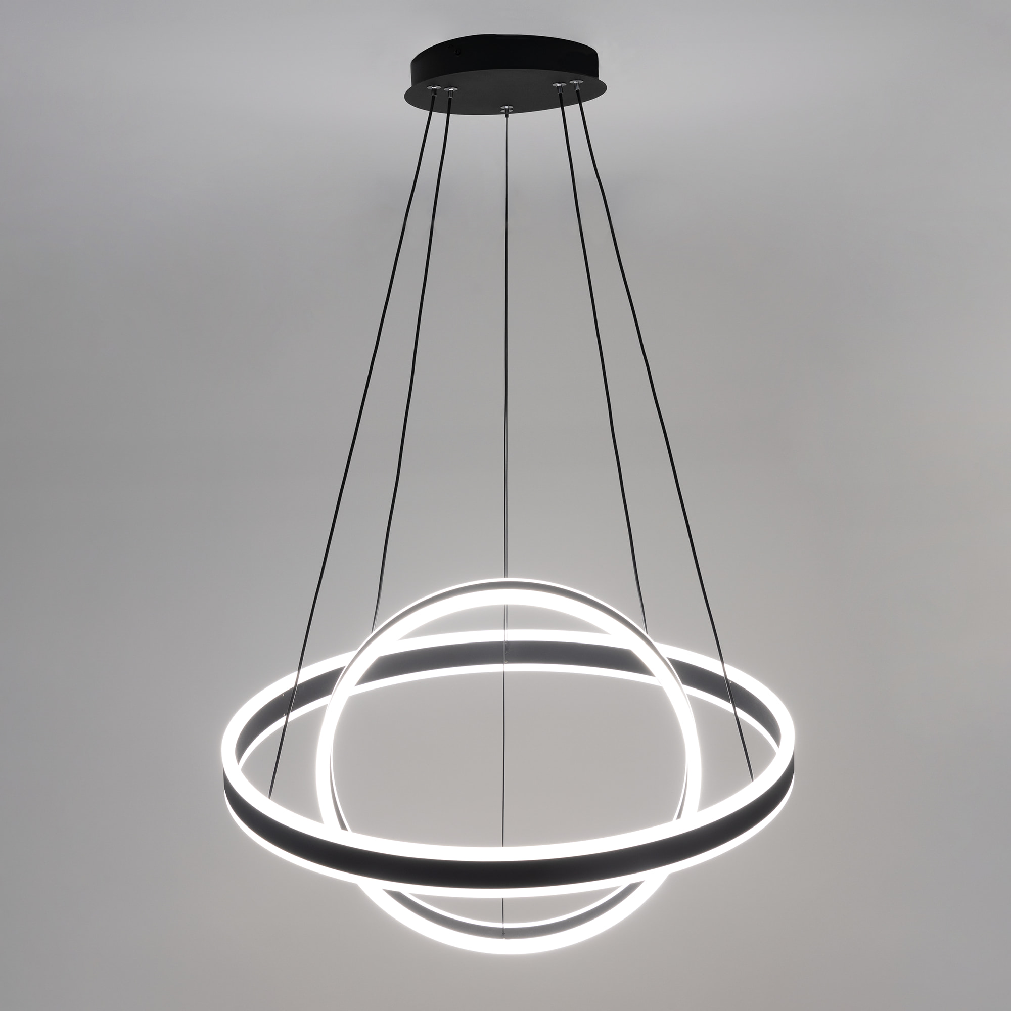 Citilux Дуэт CL719641 LED Люстра подвесная с пультом Чёрная арт. 88900