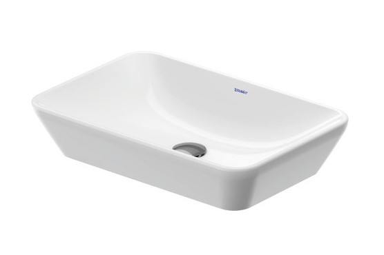 DURAVIT D-Neo Раковина накладная, БЕЗ перелива, БЕЗ отв. под смеситель, 600х400 мм, белый арт. 37105