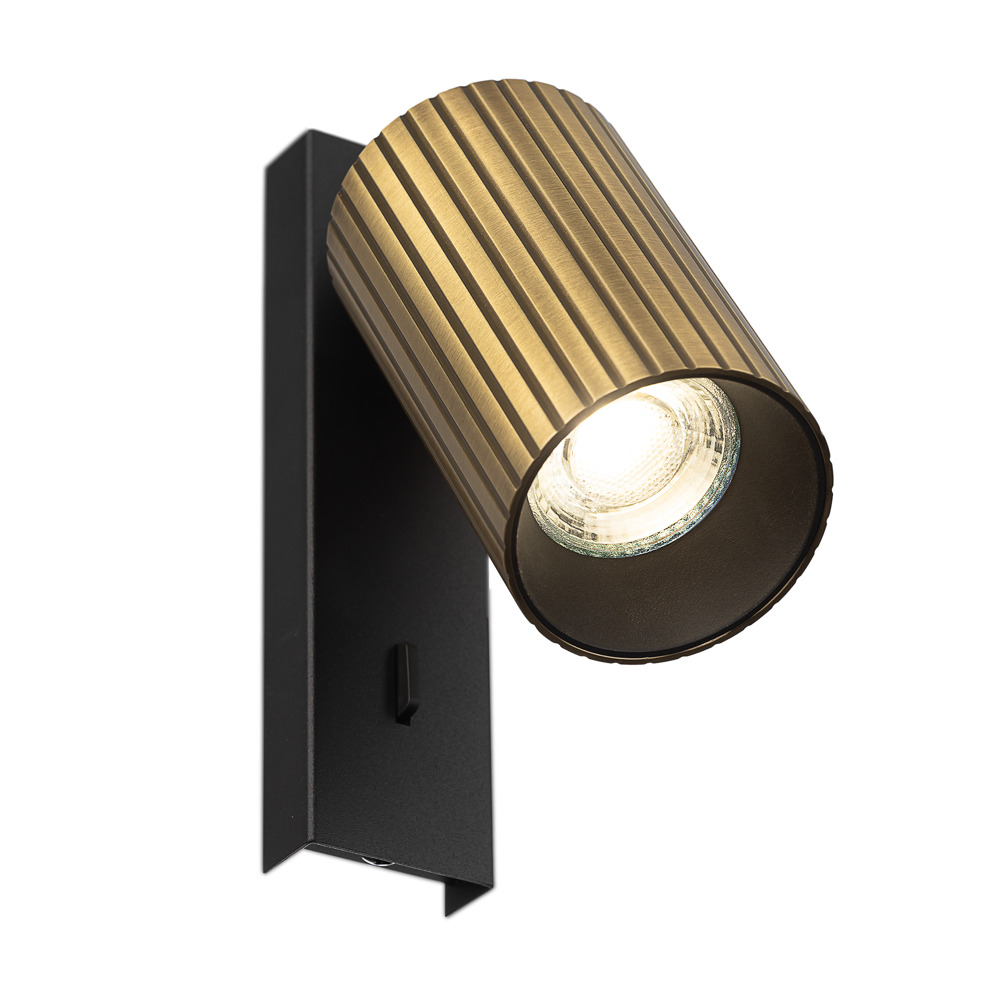 Citilux AXEL CL512513R Спот поворотный с выключателем Бронза Рифлёный арт. 89805