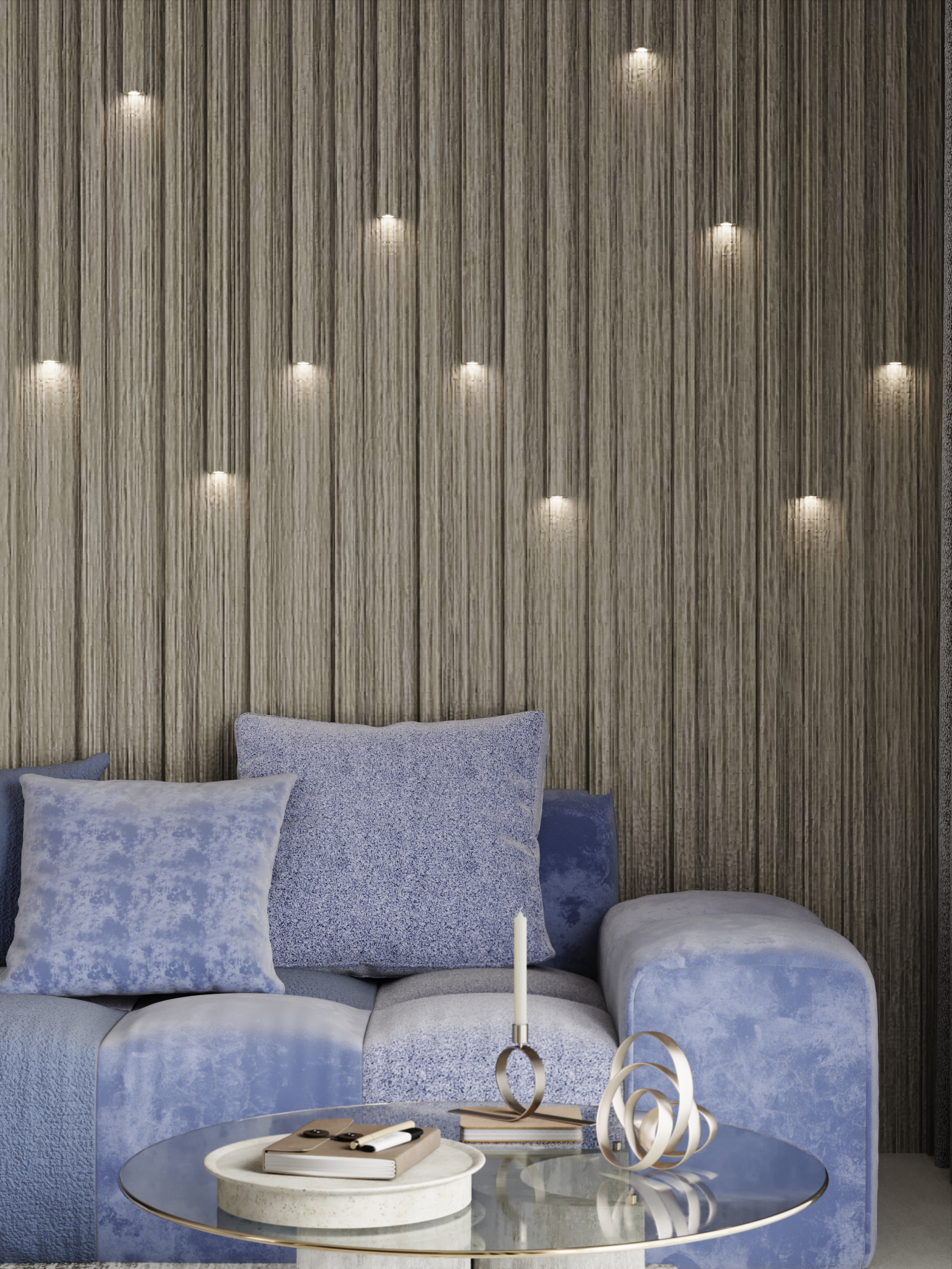Stick borneo Beige/Рейка Борнео бежевый 2800*40*25 (1кор=24шт) арт. 106457