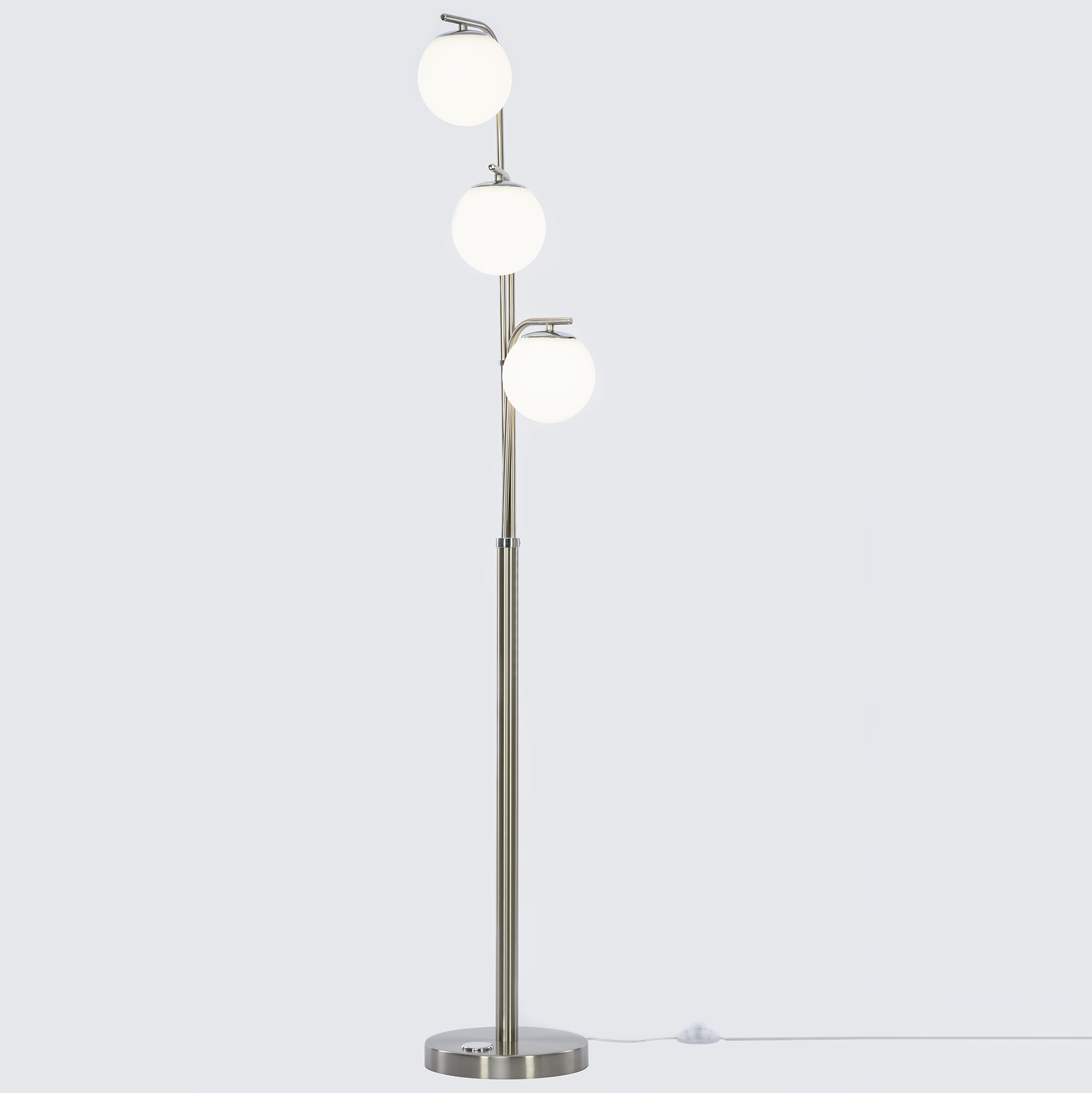 Citilux Адам Смарт CL228A931 RGB LED Умный торшер Матовый Хром арт. 89065