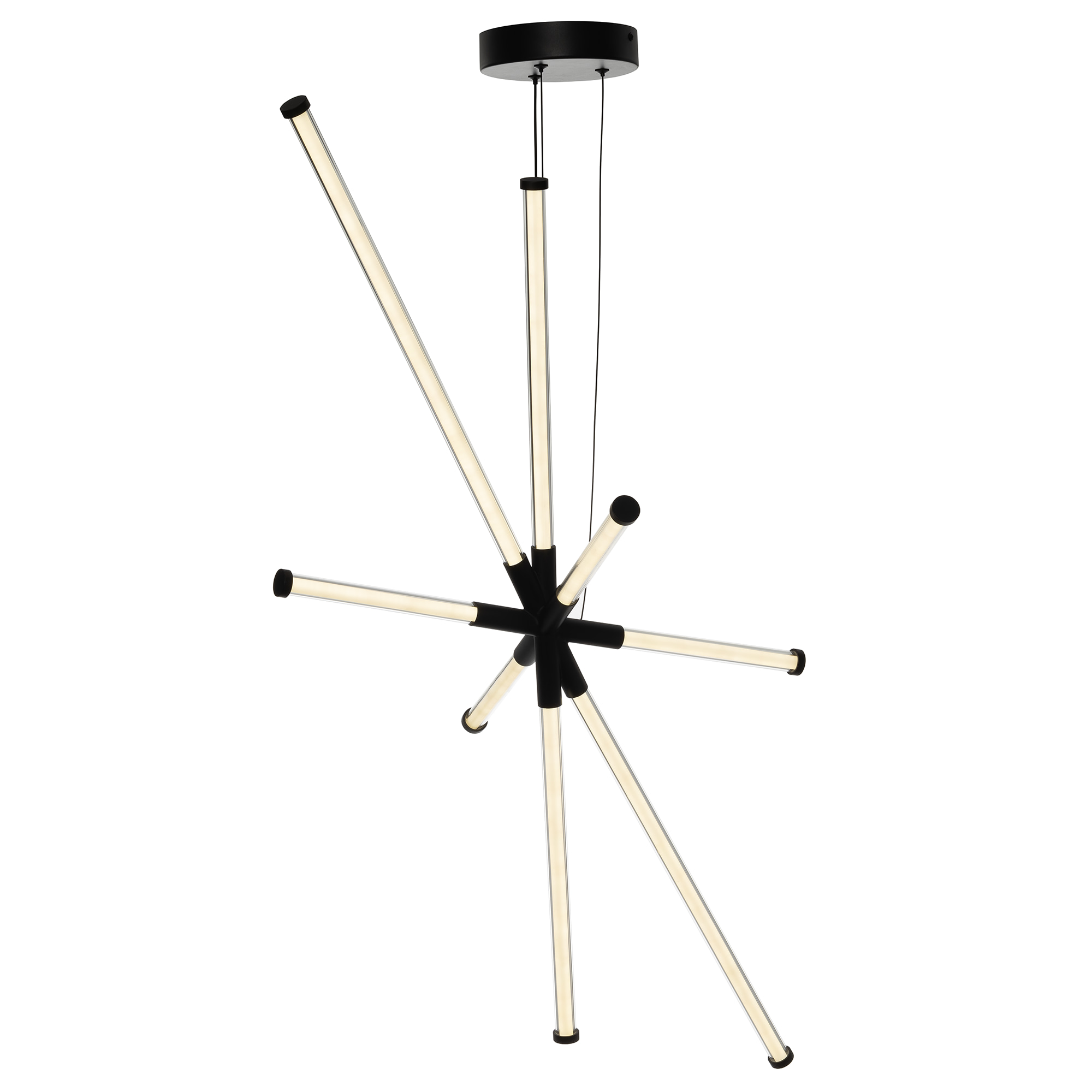 Citilux LUCIA CL217181 Люстра светодиодная подвесная Чёрная арт. 89463
