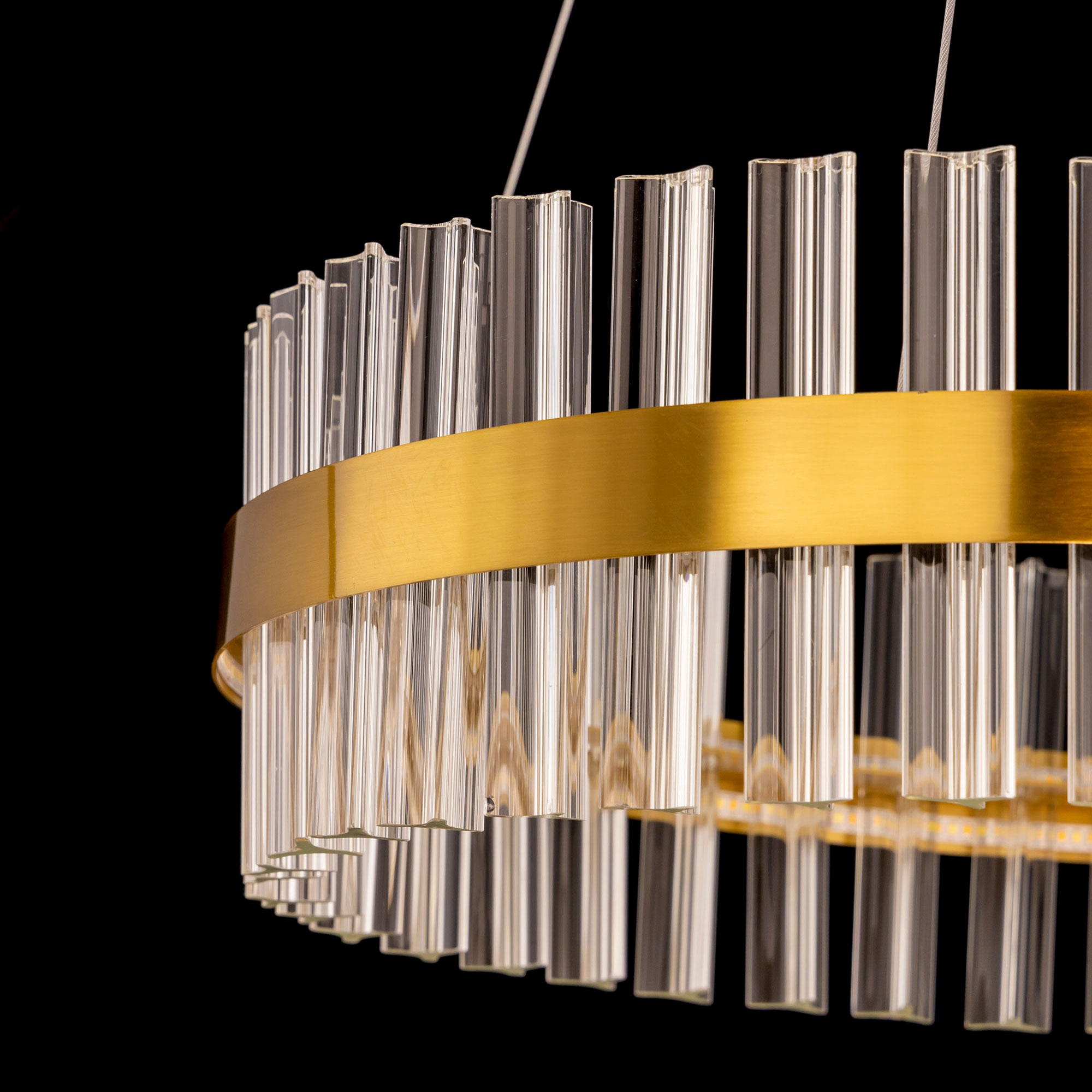 Citilux Рианна CL337053 LED Люстра хрустальная с пультом Бронза арт. 88881