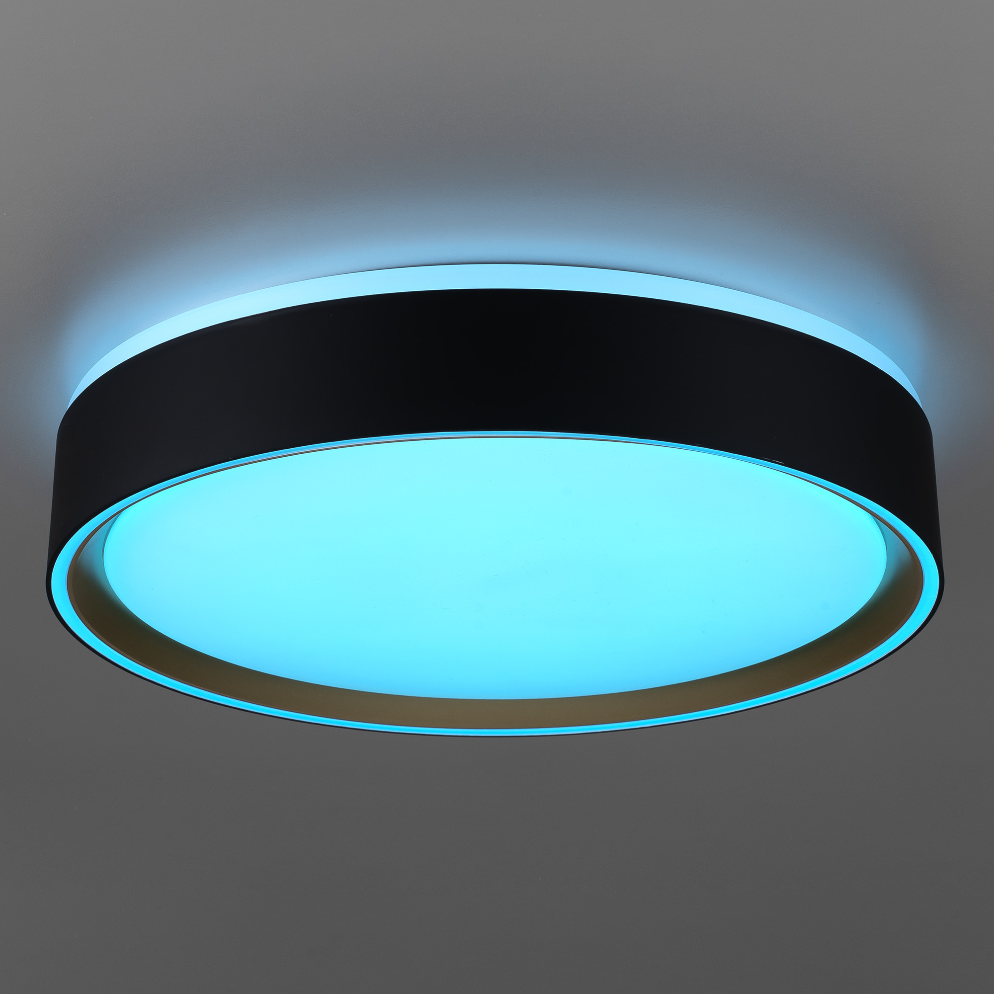 Citilux BOSS CL751251G LED RGB Светильник с пультом Чёрный с Золотом арт. 89221