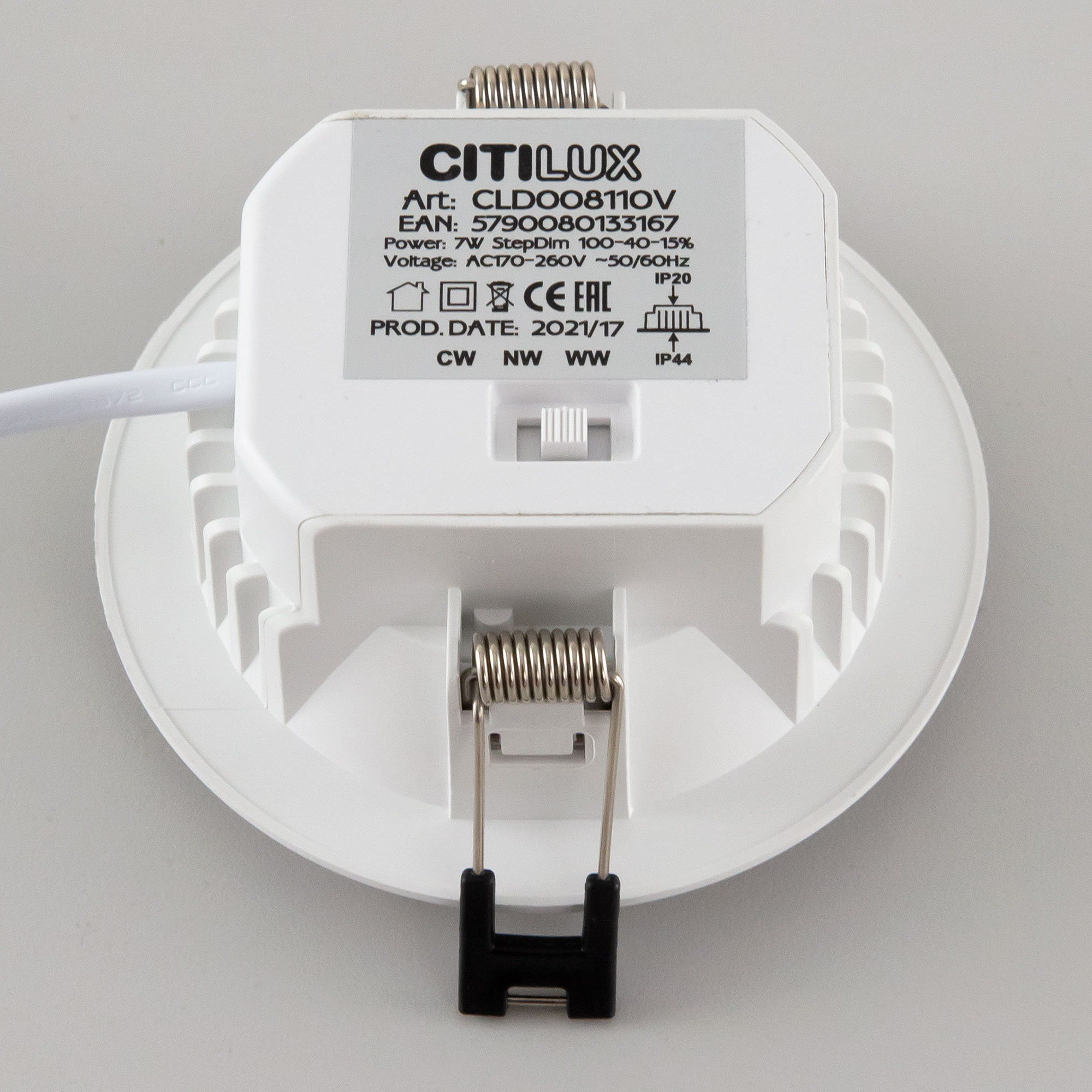 Citilux Акви CLD008110V LED Встраиваемый светильник Белый арт. 88693