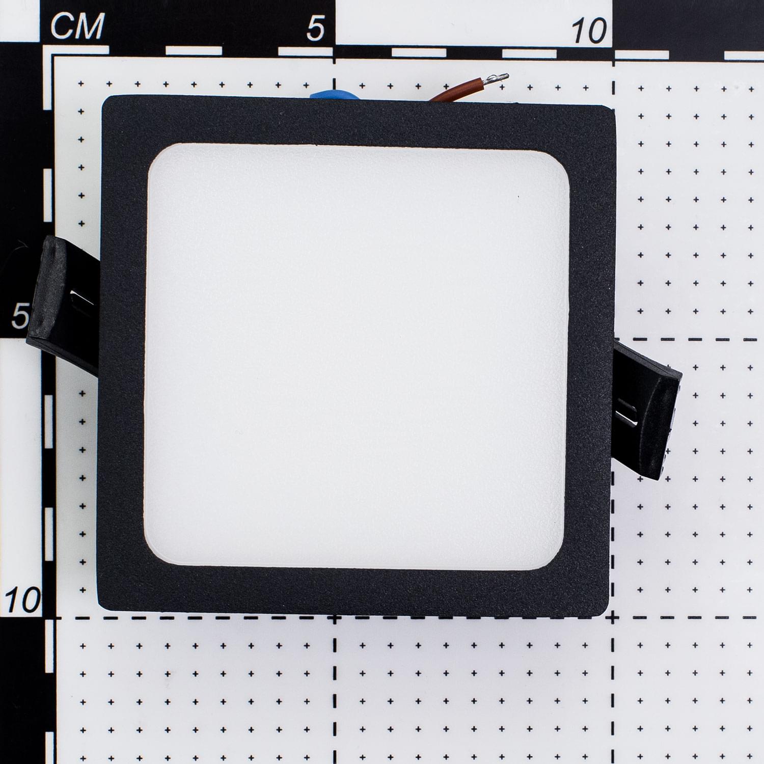 Citilux Омега CLD50K082 LED Встраиваемый светильник с диммером Чёрный арт. 88305
