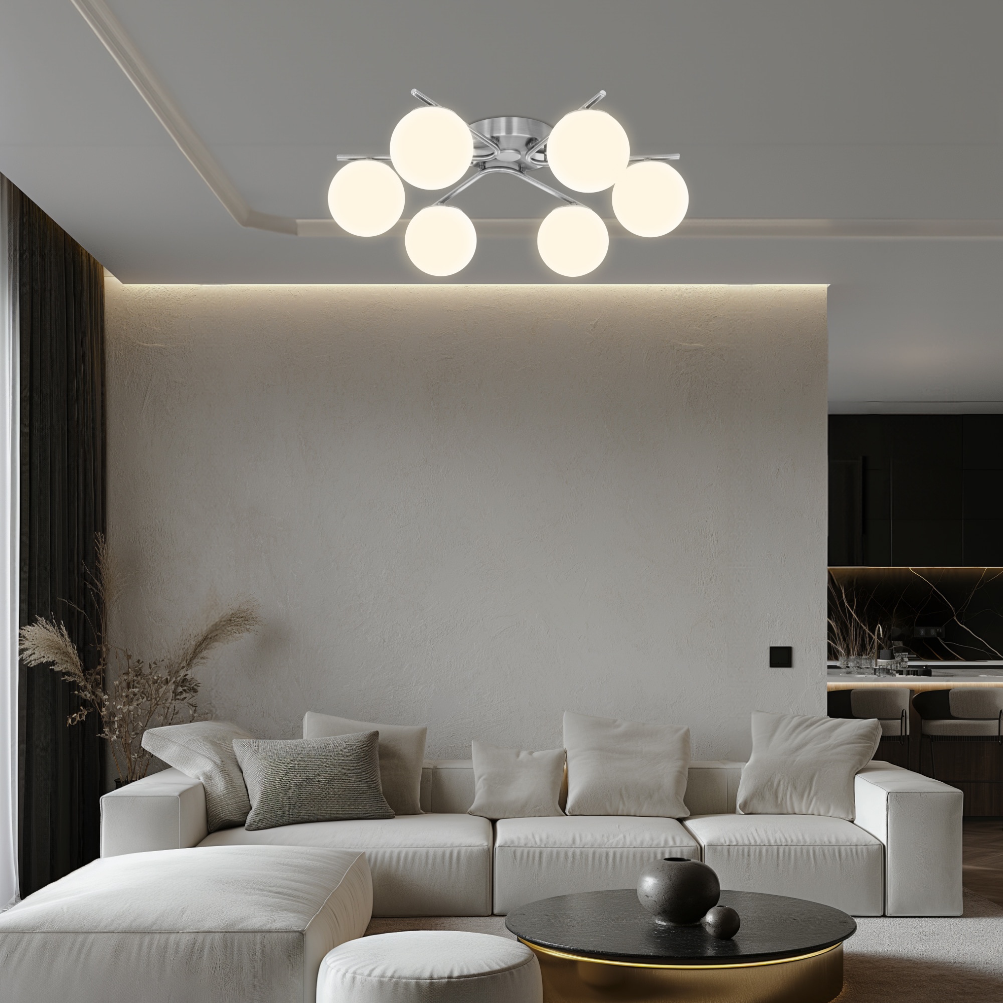 Citilux Адам Смарт CL228A161 RGB LED Умная люстра Матовый Хром арт. 88968