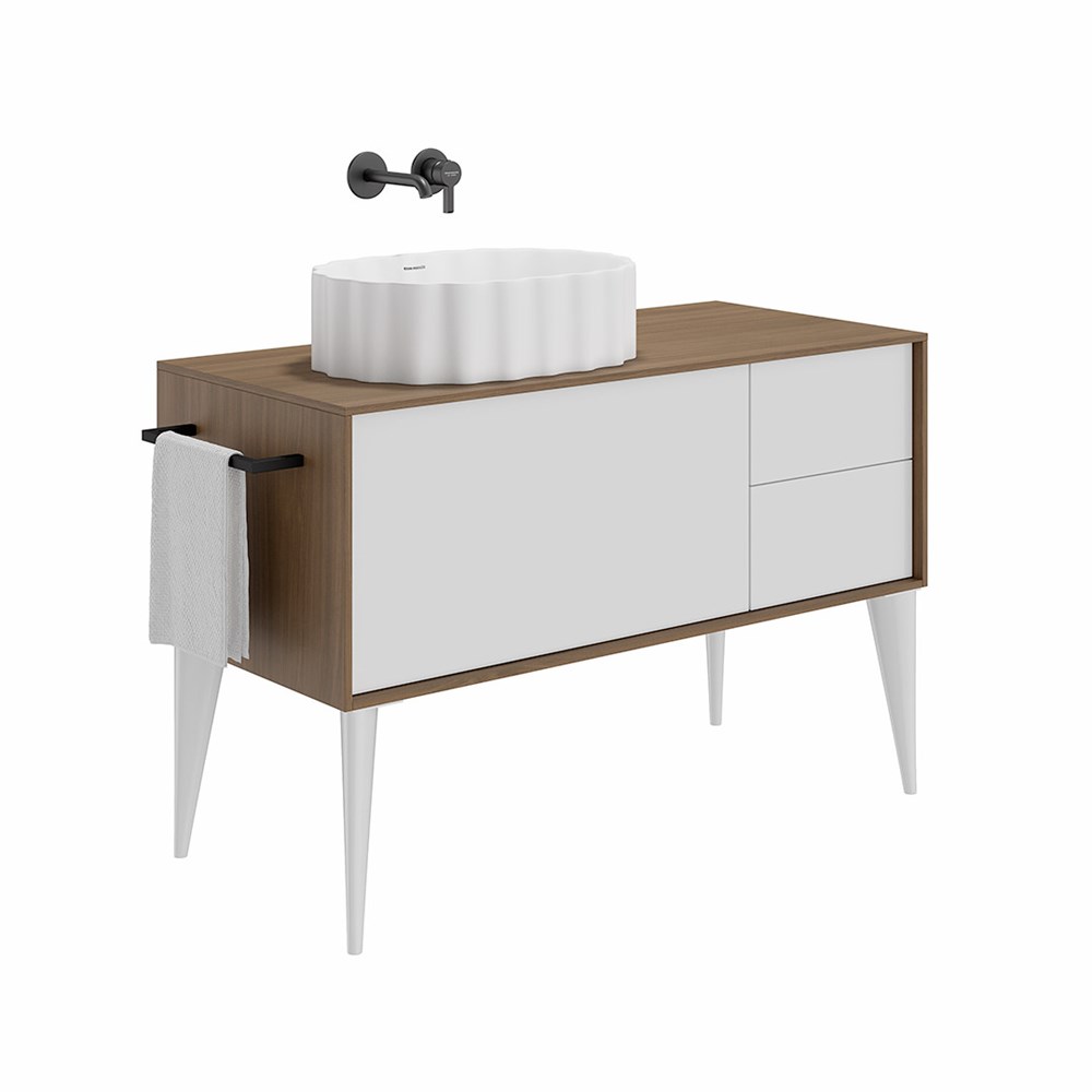 CC.wb.50/WHT.M Раковина ARTBASIN Conchiglia/АртБейзин Конкилья накладная 50, белая матовая арт. 117451