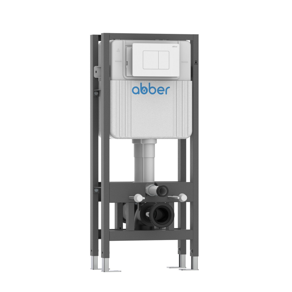 Инсталляция двойная самонесущая ABBER AC0106 для двух подвесных унитазов арт. 61763