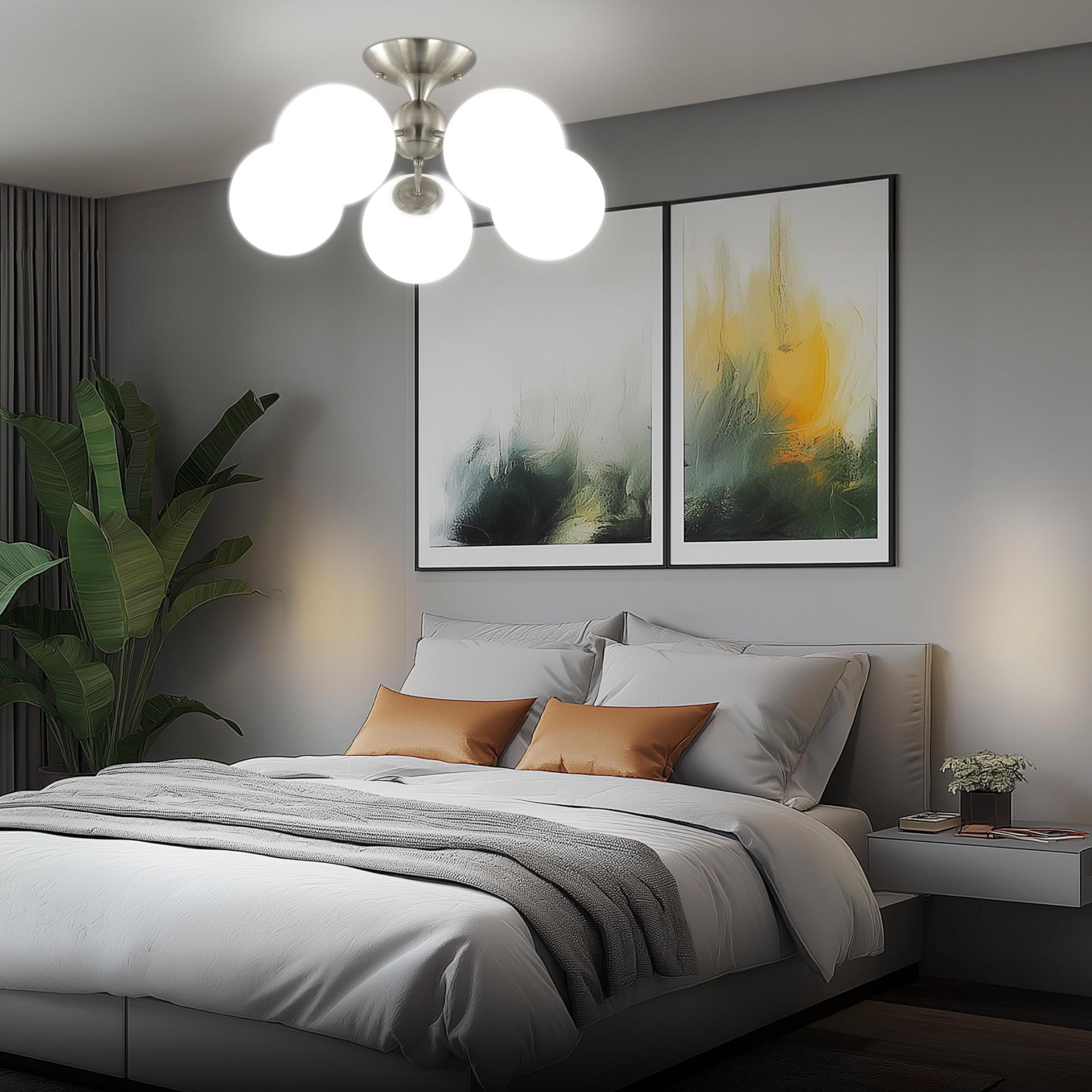Citilux Томми CL102154 Люстра пятирожковая Матовый Хром арт. 88757