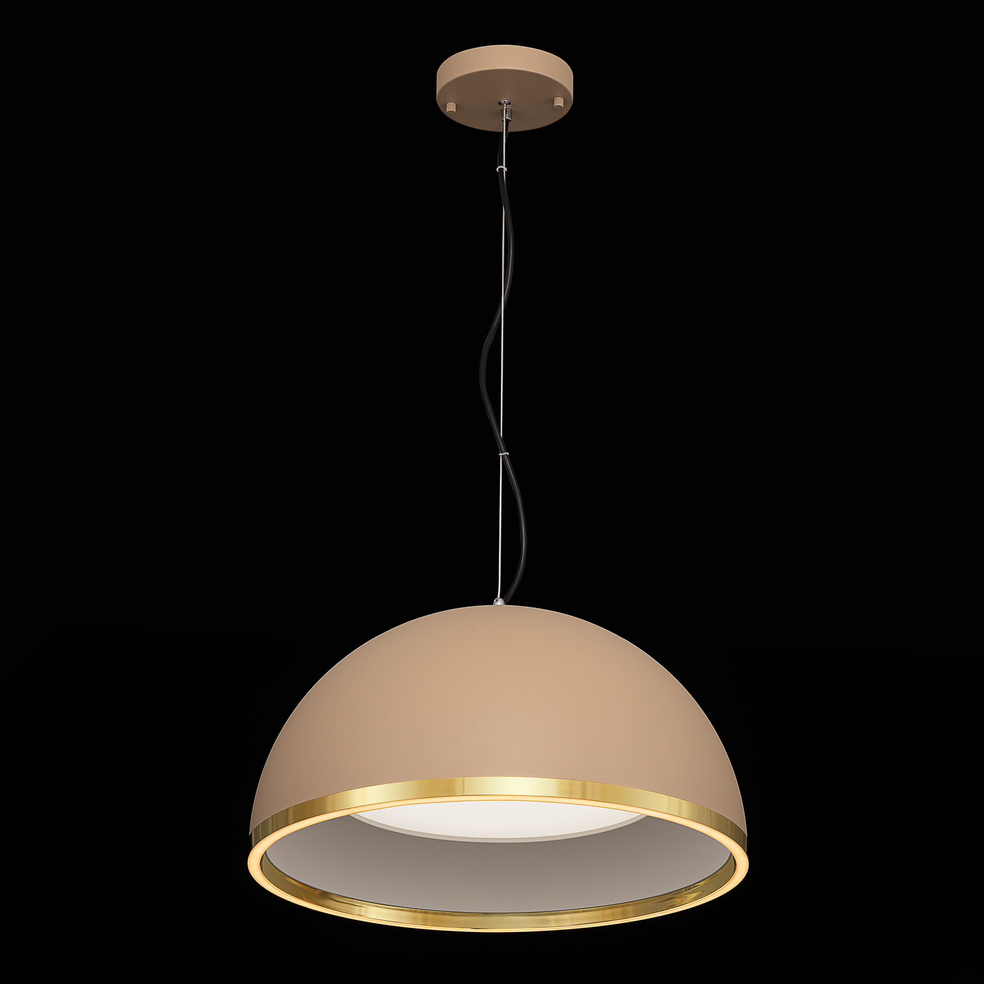 Citilux FLOOM CL736252 Светильник подвесной с пультом Бежевый+Золото арт. 89797