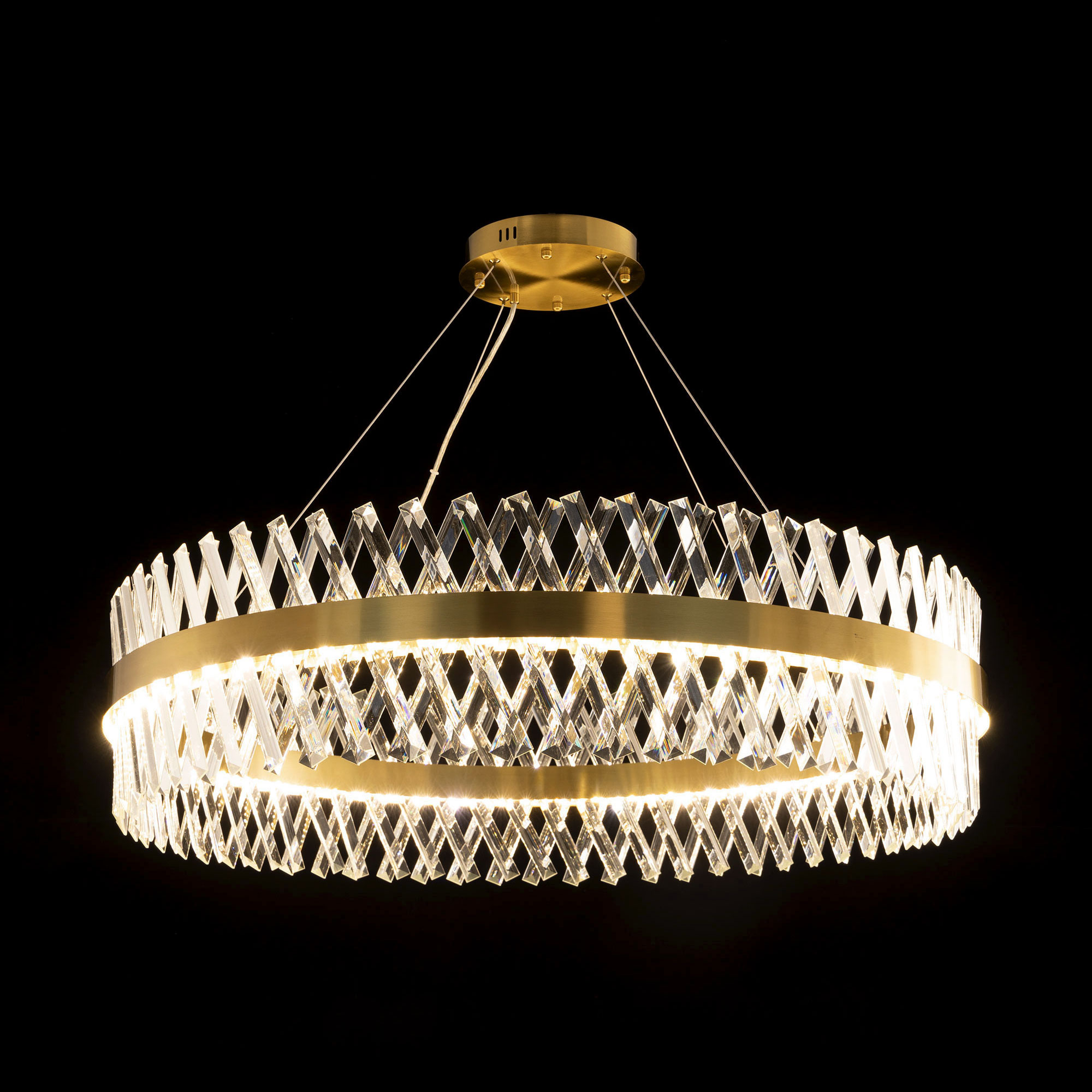 Citilux Ричард CL336103 LED Люстра хрустальная с пультом Бронза арт. 88882