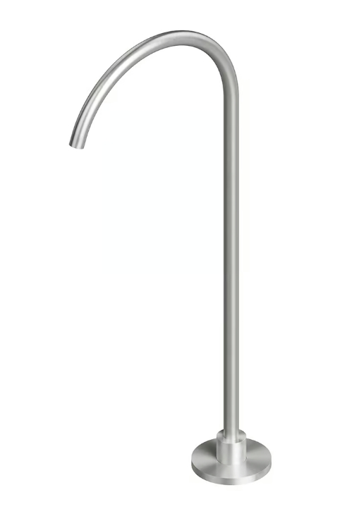 QUADRO DESIGN Излив напольный для ванны, AISI316L Brushed Stainless Steel арт. 40168