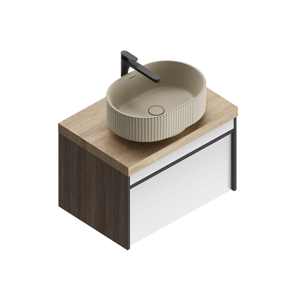 VE.wb.50/SAN Раковина ARTBASIN Vento/АртБейзин Венто накладная 50, песочная матовая арт. 117469