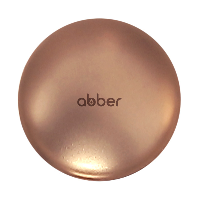 Накладка на слив для раковины ABBER AC0014MRG розовое золото матовое, керамика арт. 60563