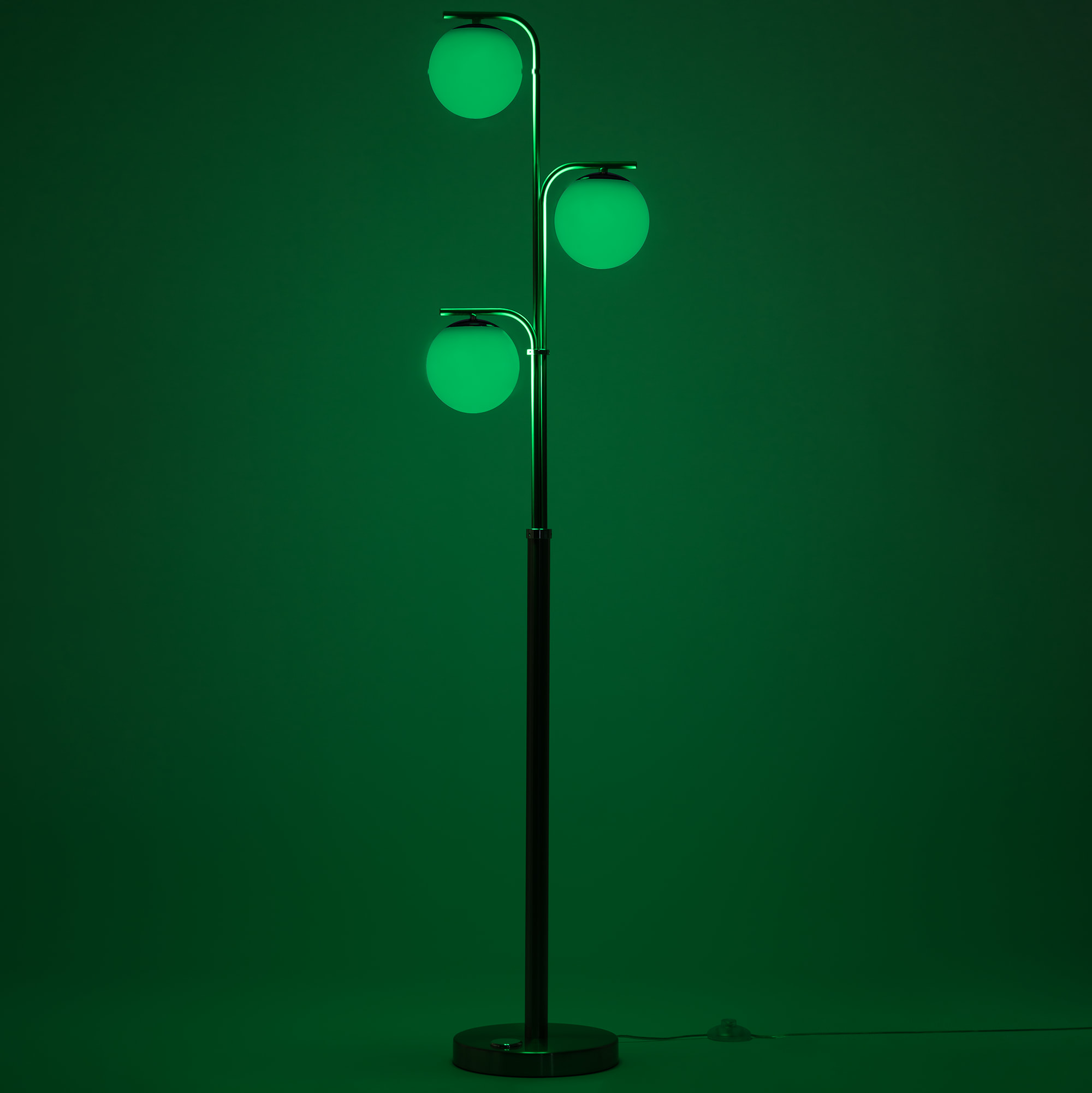 Citilux Адам Смарт CL228A931 RGB LED Умный торшер Матовый Хром арт. 89065