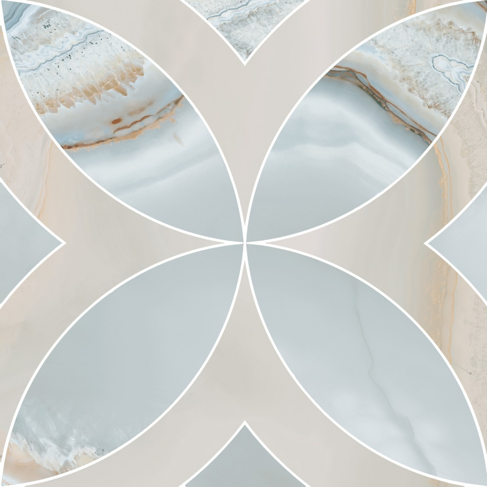 APARICI BEYOND TURQUESA PULIDO ROSSONE 44.63x44.63 G-2623