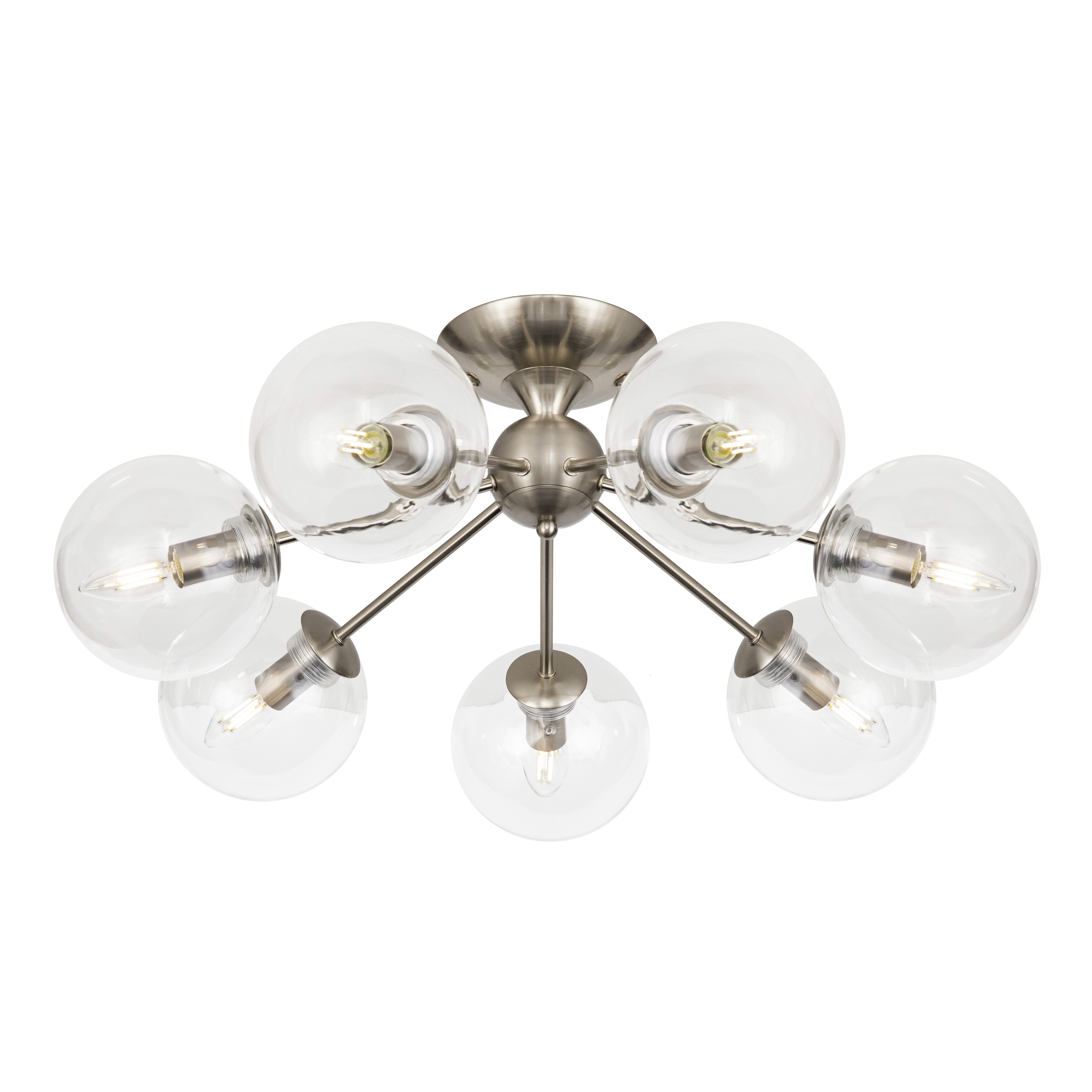 Citilux Томми CL102171 Люстра потолочная Матовый Хром арт. 88514