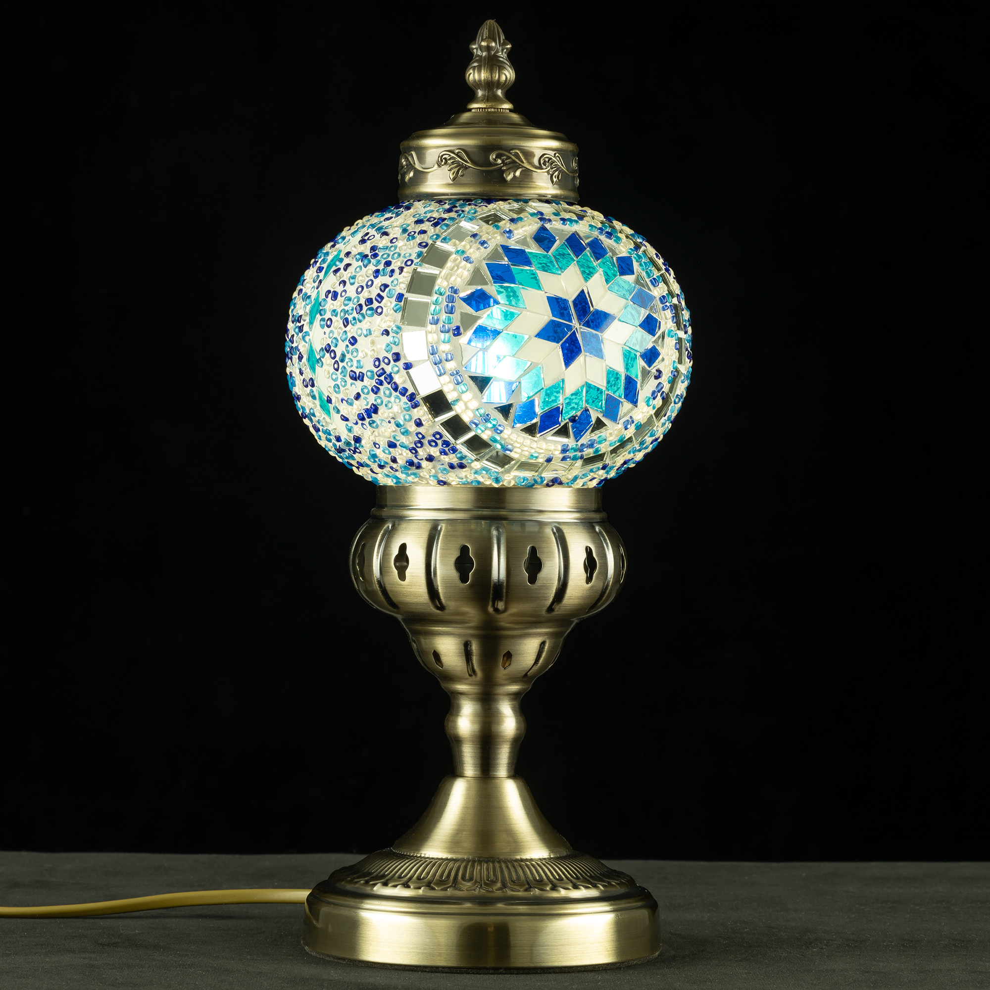 Citilux Каир CL419816 Настольная лампа Мозаика Синяя арт. 89488
