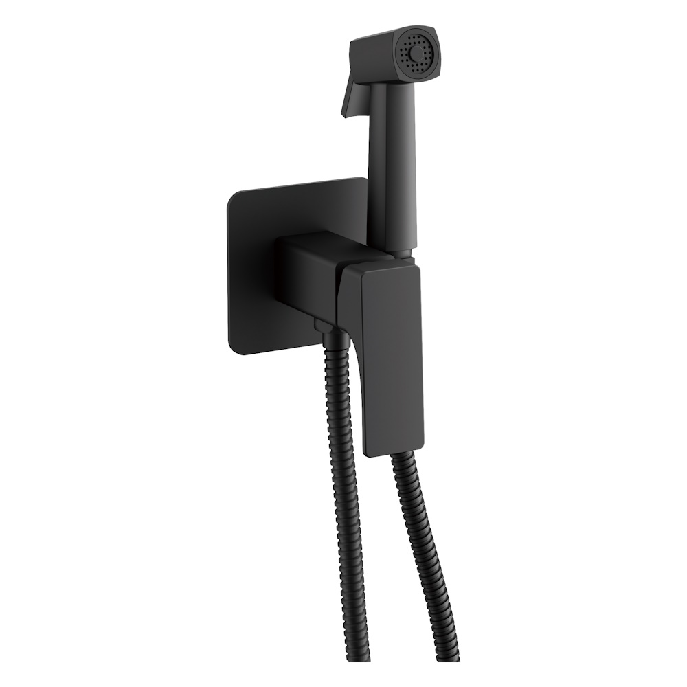 Гигиенический душ BELZ B55709-7 со смесителем, С ВНУТРЕННЕЙ ЧАСТЬЮ, черный арт. 130223