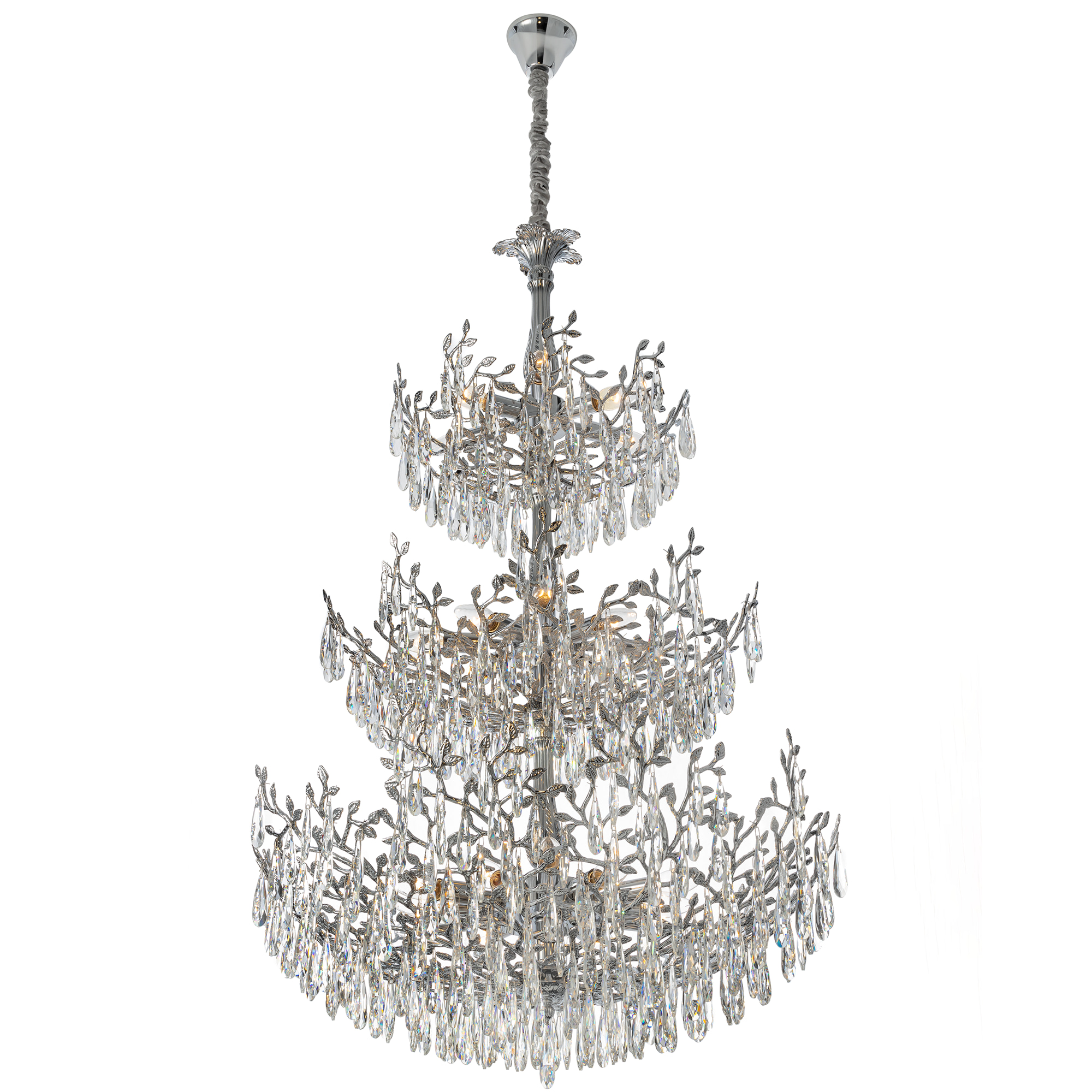Citilux RITZ CL310261 Люстра хрустальная подвесная Хром арт. 89450