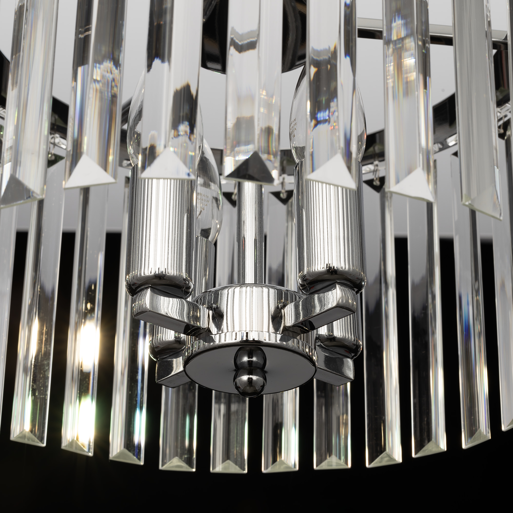Citilux Джейн CL306141 Хрустальная подвесная люстра Хром арт. 89147