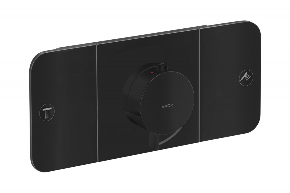AXOR ONE Термостат для 2 потребителей, матовый черный арт. 38155