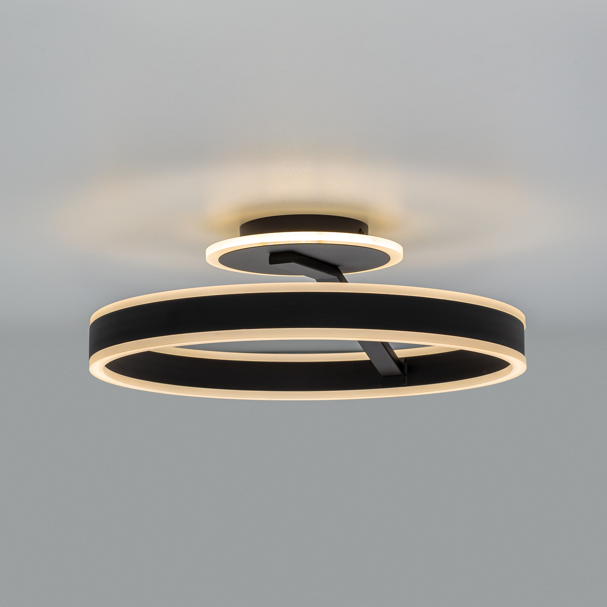 Citilux Дуэт CL719741 LED Люстра с пультом Чёрная арт. 89469
