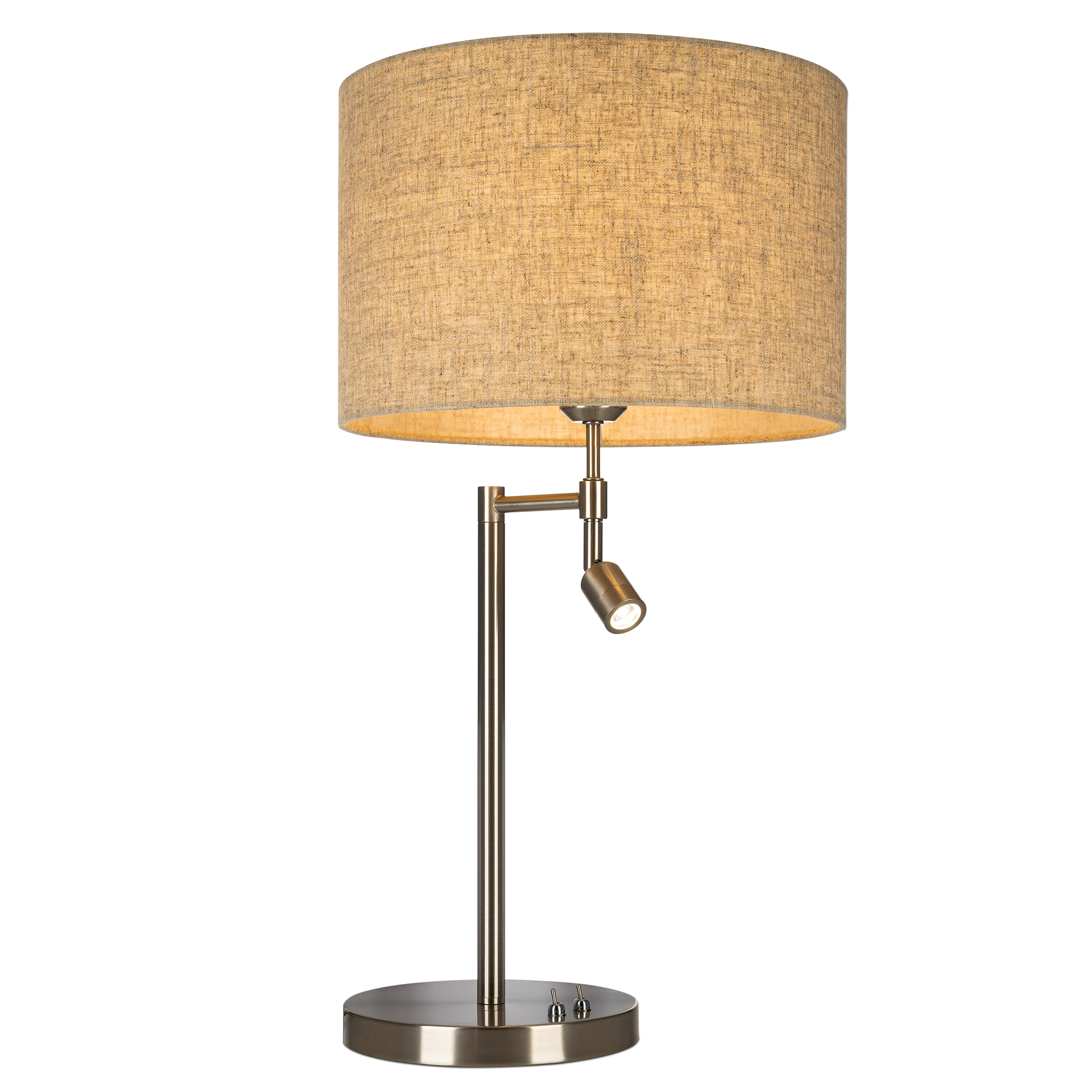 Citilux DUPLET CL801011 Настольная лампа с бежевым абажуром арт. 89398