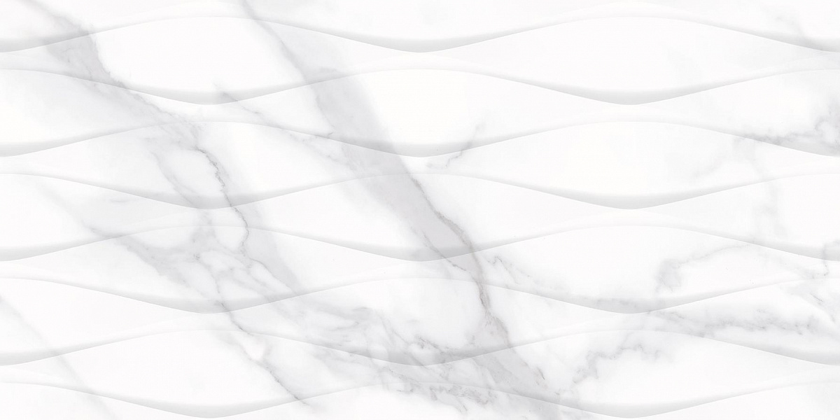Керамическая плитка Калакатта серебро рельеф / Плитка 31,5*63 Calacatta silver rel 33