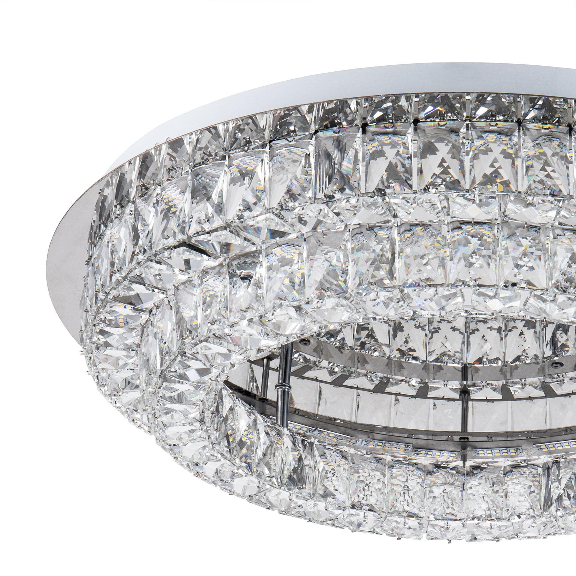 Eletto Olimpia EL330C80.1 LED Люстра хрустальная с пультом Хром арт. 88319