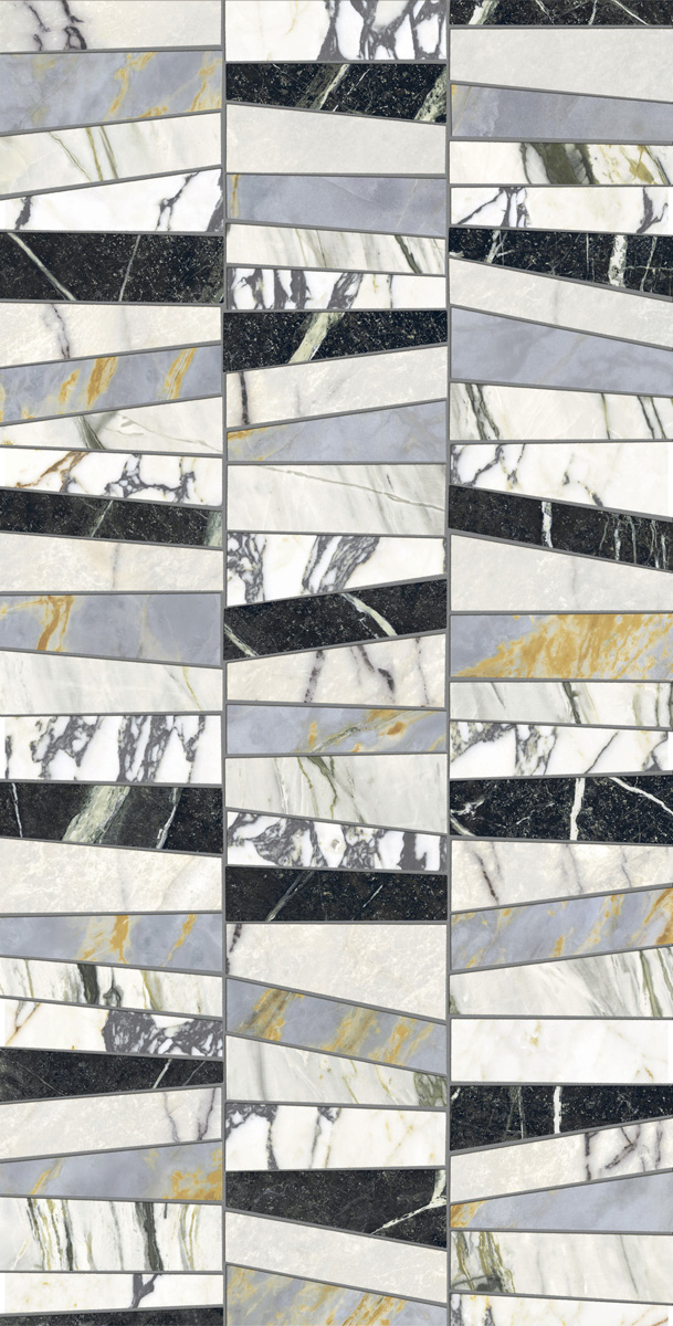 Керамогранит EPOQUE 21 TESSERAE ANTIQUE 3D RETT 60X120 арт. 85229