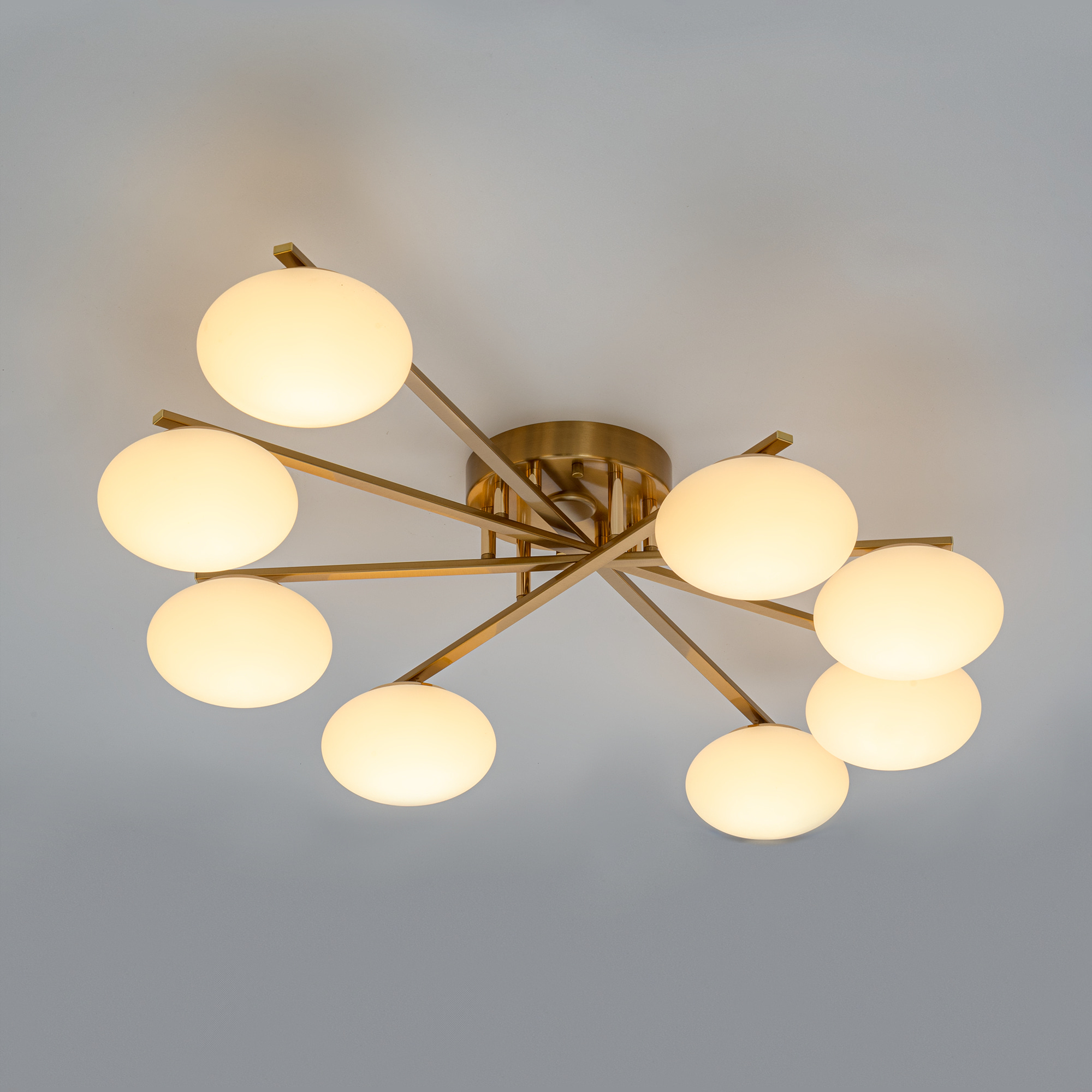 Citilux ATMAN SMART CL226A183 LED RGB Умная люстра Бронза арт. 89438