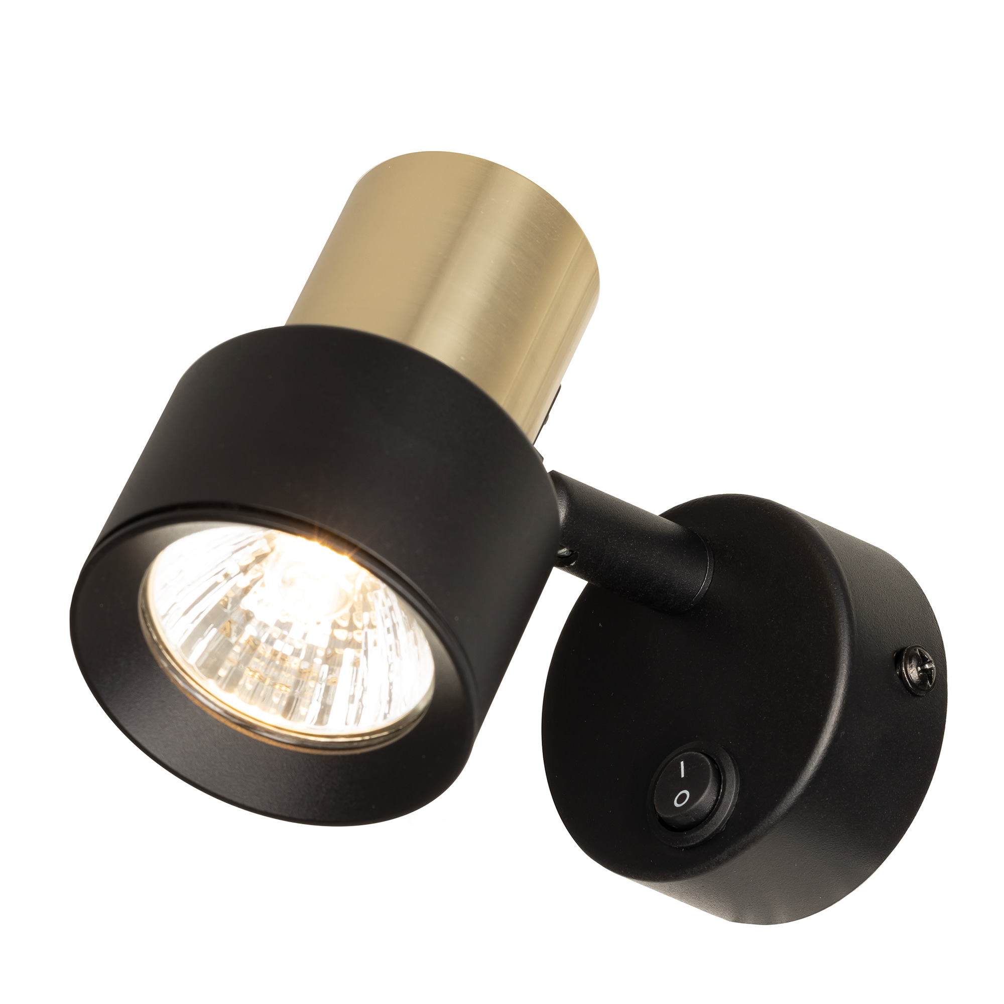 Citilux SAT CL505611 Спот поворотный с выключателем Чёрный+Золото арт. 89270